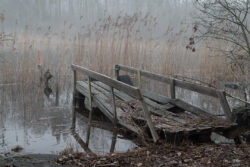 Sista doppet? trasig brygga